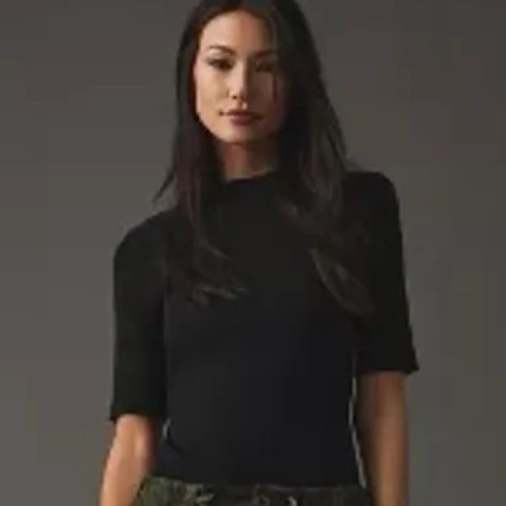 MAEVE - Mock neck top, Black, Size extra small - Picture 2 of 10